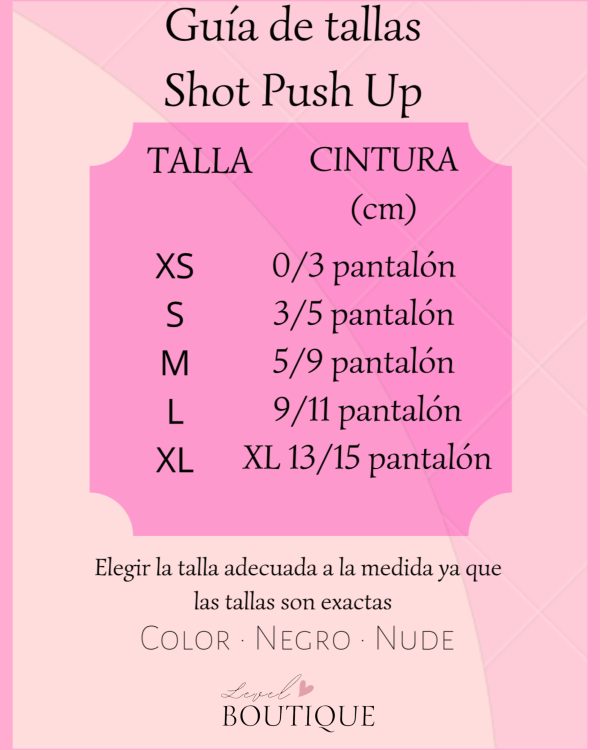 short push up con broche - Imagen 5