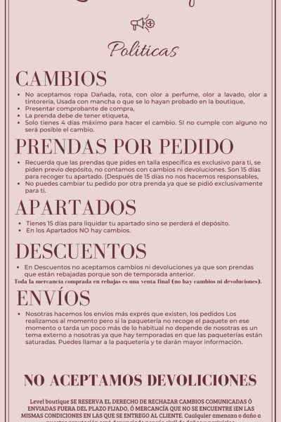 cambios & devoluciones