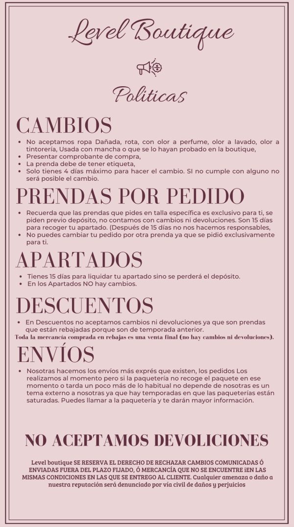 cambios & devoluciones