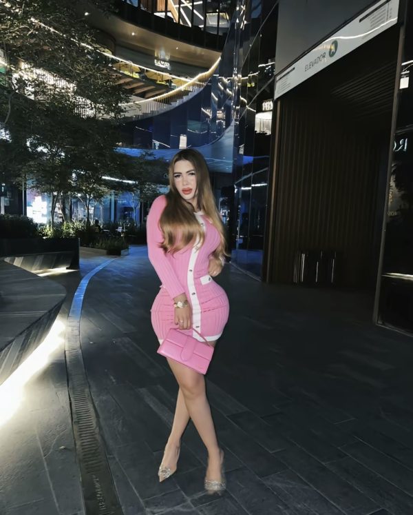 vestido rosa dolche
