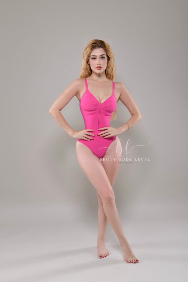 Body Shaper De Cierre Rosa - Imagen 2
