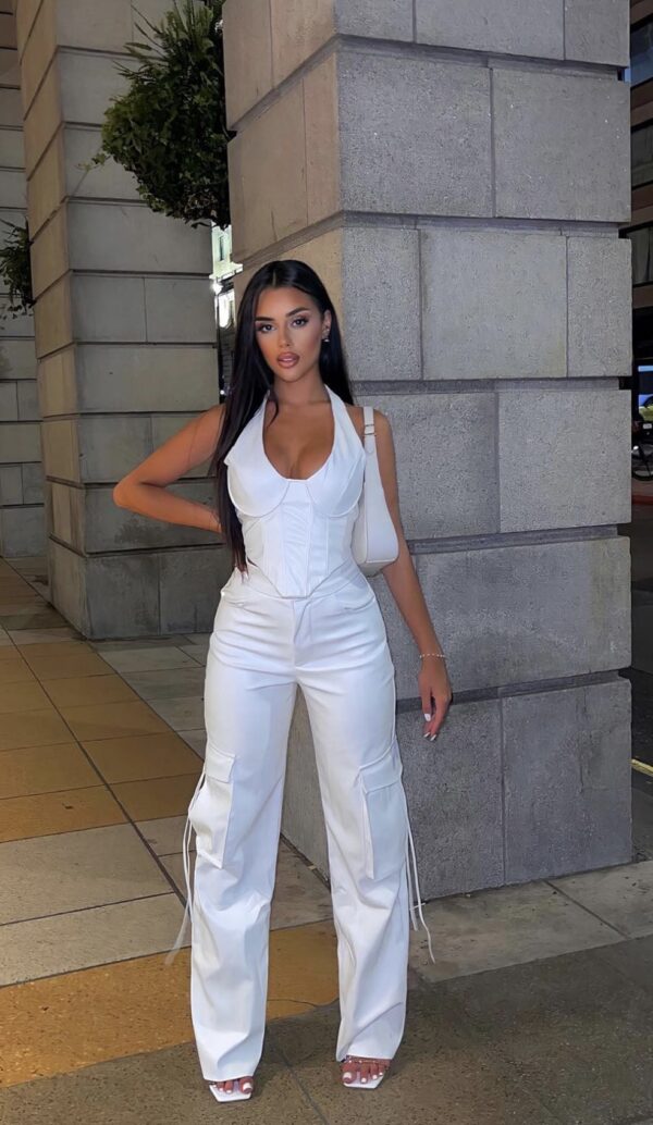 conjunto blanco piel
