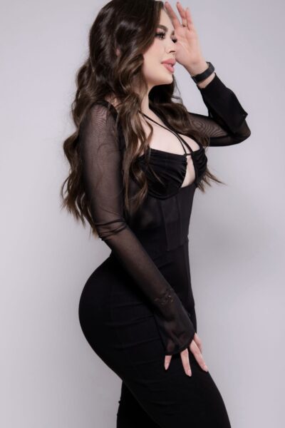 jumpsuit negro mesh