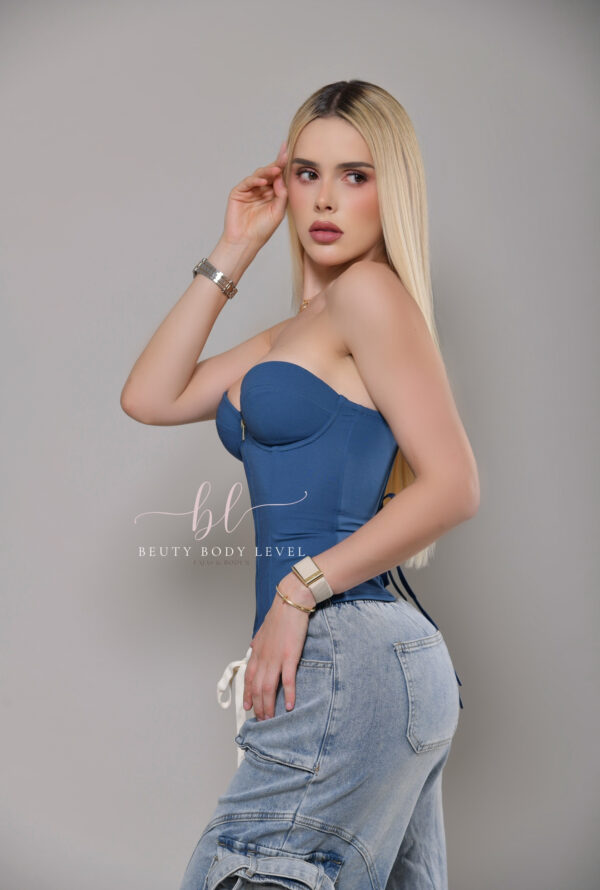 Corset Tipo Denim - Imagen 3
