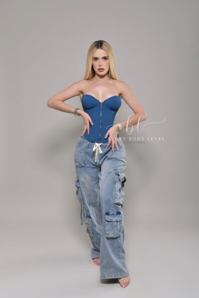 Corset Tipo Denim