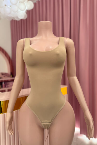 Body Corset Tirante Grueso Beige