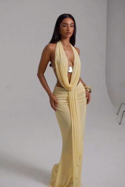 Conjunto amarillo playa