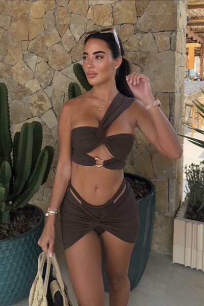 Conjunto café playa