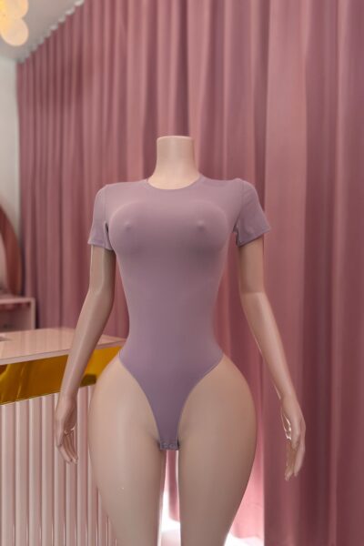 Body Shapewear Manga Corta Lila