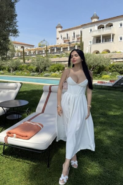 Vestido blanco Straple maxi