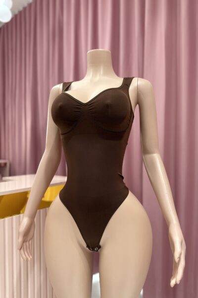 Body Shapewear Tirante Grueso Café
