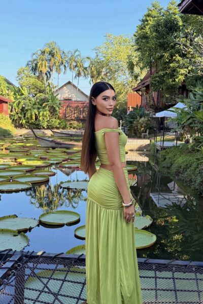 Conjunto verde playero