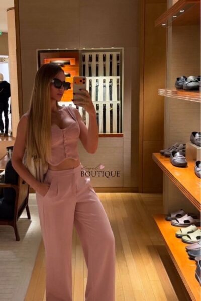 Conjunto rosa pantalón