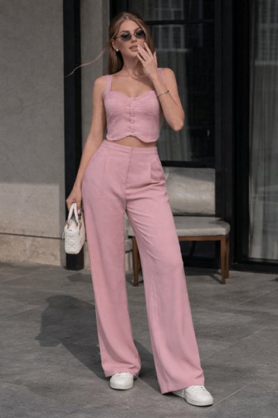 Conjunto rosa pantalón
