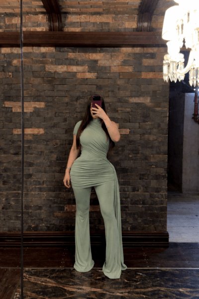 Jumpsuit licra verde