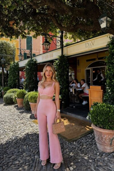 Conjunto rosa bandage