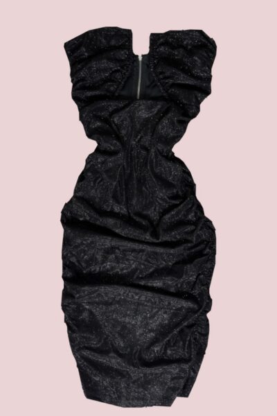 Vestido negro Straple