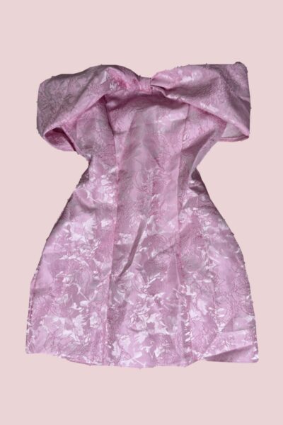 Vestido rosa Straple S