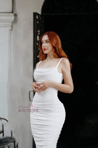Vestido Mesh blanco