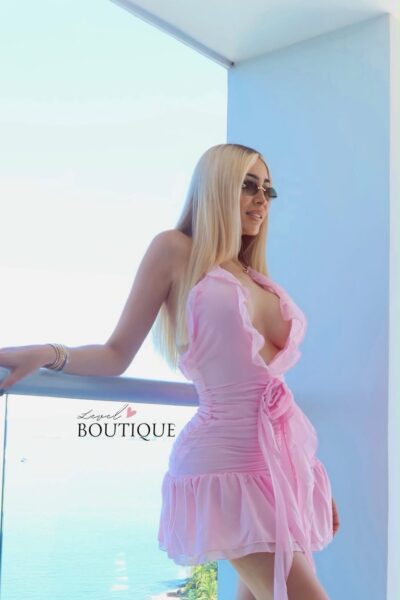 Vestido rosa S