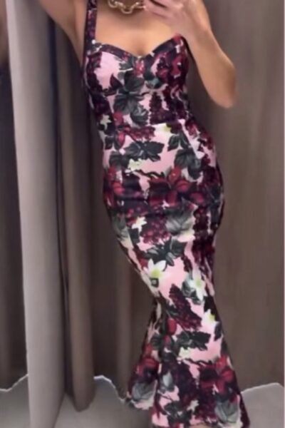 Vestido flores M