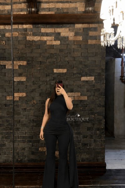 Jumpsuit negro licra