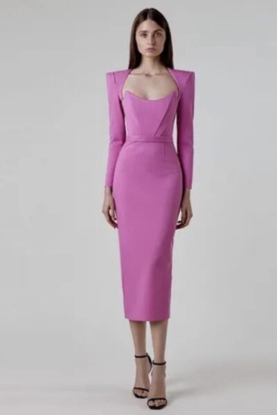 Vestido rosa S