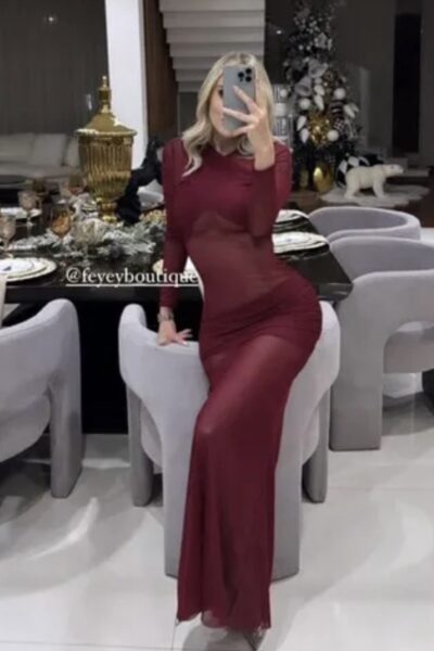 Vestido tinto M