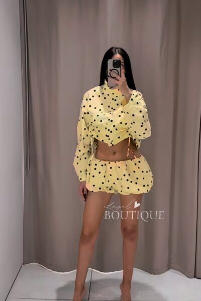 Conjunto amarillo bolas