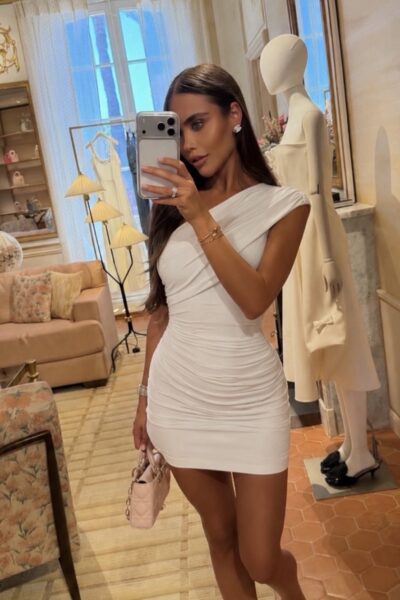 Vestido blanco licra