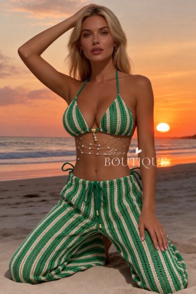 Conjunto verde playa