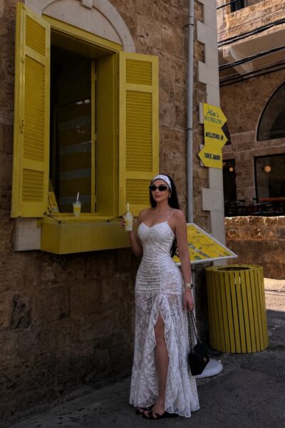 Vestido blanco encaje