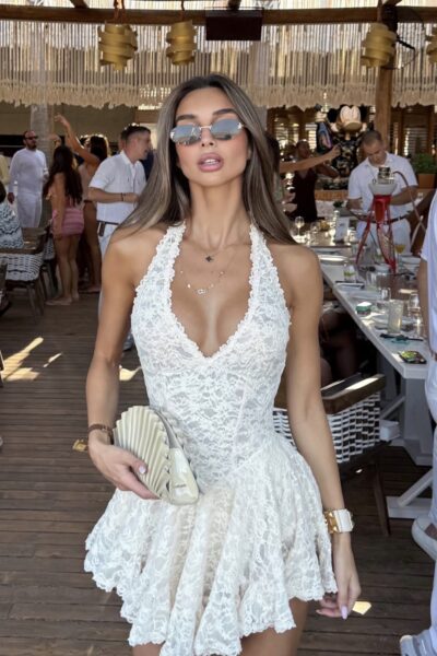 Vestido blanco encaje