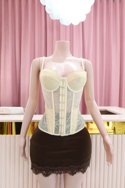 Corset blanco encaje